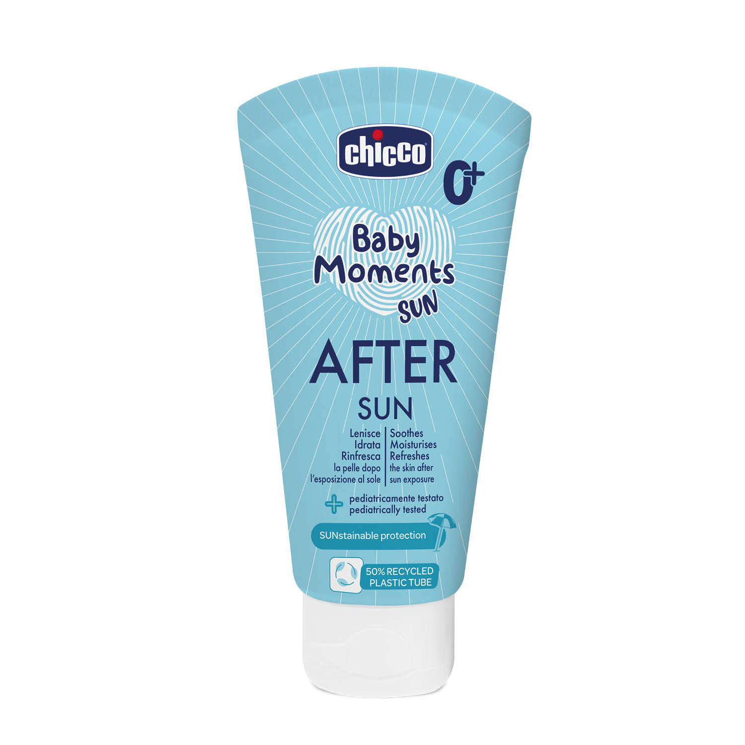 Дитяче молочко після засмаги Chicco Baby Moments After Sun, 150 мл